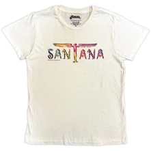 Carlos Santana, Tričko Angel Wings Logo, Unisex, Biela