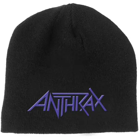 Anthrax – Čapica Logo (Čierna), Unisex, Čierna