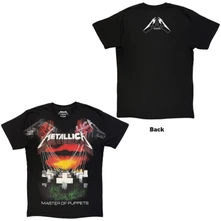 Tričko Unisex T-Shirt: Master Of Puppets Jumbo (Black) (Back Print)