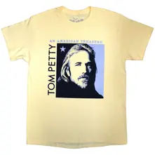 Tom Petty & The Heartbreakers, Tričko American Treasure, Unisex, Žltá