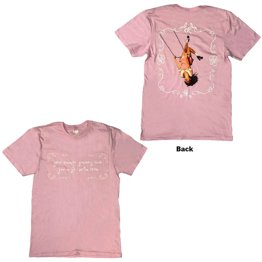 Unisex T-Shirt: You Seem Pretty Sad (Pink) (Back Print)