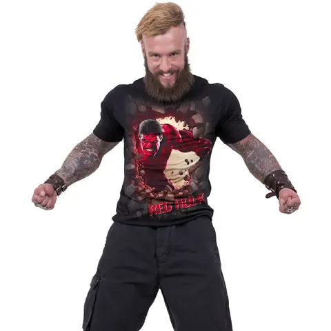 Tričko Captain America Red Hulk (Čierna), Unisex, Čierna