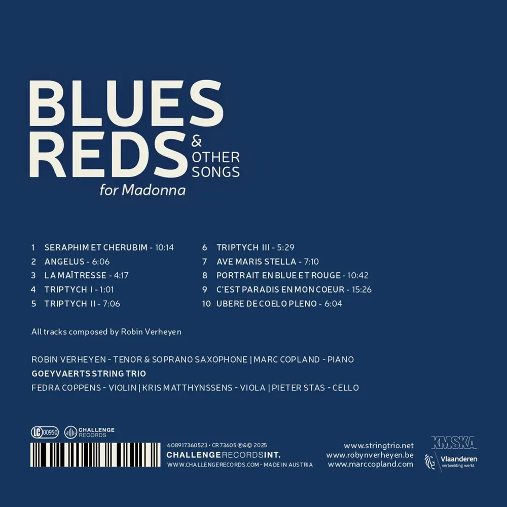 BLUES, REDS & OTHER SONGS FOR MADONNA