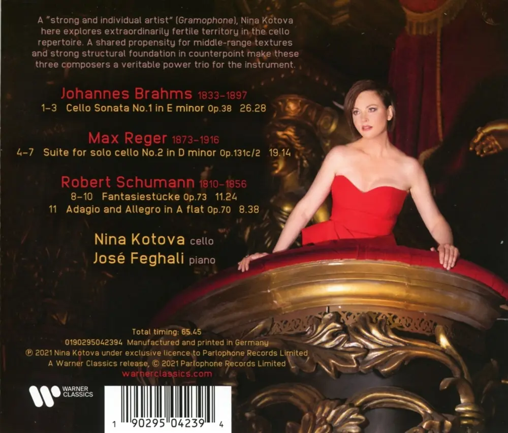 BRAHMS, REGER, SCHUMANN