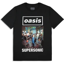 Tričko Unisex T-Shirt: Supersonic Single Cover (Black) (Ex-Tour)