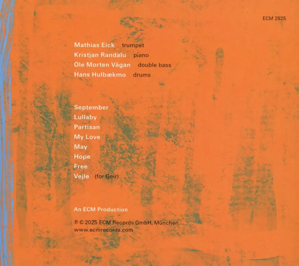 Mathias Eick – LULLABY (CD)