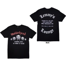 Motörhead, Tričko Lemmy's Lounge, Unisex, Čierna