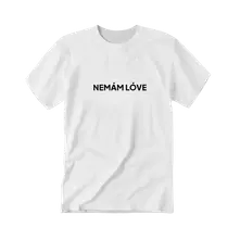 Cico Band & Rene Rendy, Tričko Nemám lóve, Unisex, Biela