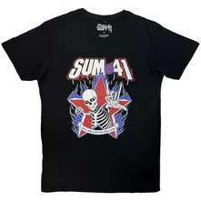 Sum 41, Tričko All Killer No Filler Skeleton, Unisex, Čierna
