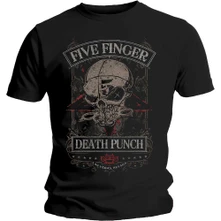 Five Finger Death Punch, Tričko Wicked, Unisex, Čierna