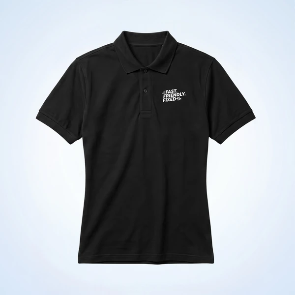 AT&T Fast Friendly Fixed Organic Polo Shirt