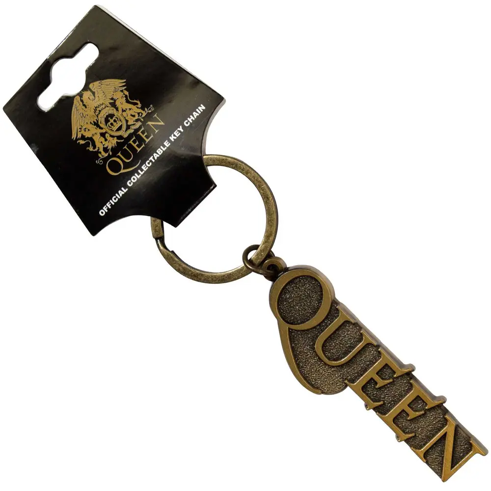 Queen – Gold Logo (Kľúčenka)