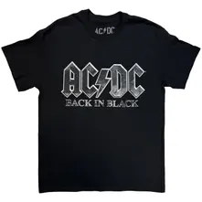 Unisex T-Shirt: Back In Black EU Tour '25 (Black) (Back Print & Ex-Tour) thumbnail
