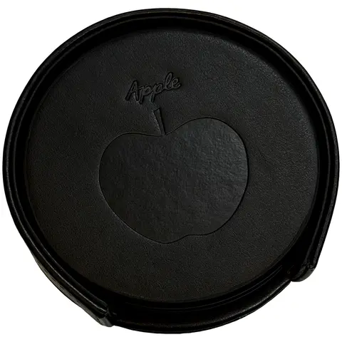 4-Piece Coaster Set: Apple (Premium)
