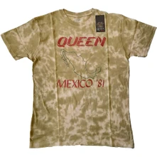 Queen, Tričko Mexico '81, Unisex, Natural
