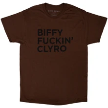Biffy Clyro, Tričko Biffy Fucking Clyro, Unisex, Hnedá