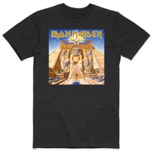 Iron Maiden, Tričko Powerslave Album Cover Box, Unisex, Čierna