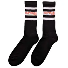 Unisex Ankle Socks: Logo & Stripes (Black) (UK Size 7 - 11) thumbnail
