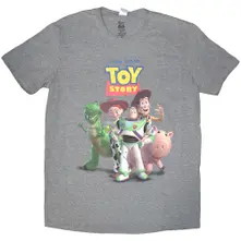Toy Story Characters Distressed (Šedá) (Tričko)