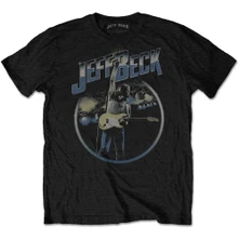 Jeff Beck, Tričko Circle Stage, Unisex, Čierna