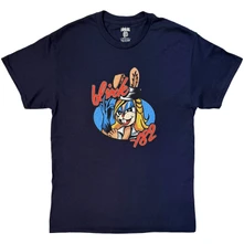 Tričko Unisex T-Shirt: Cartoon Bunny (Navy Blue)