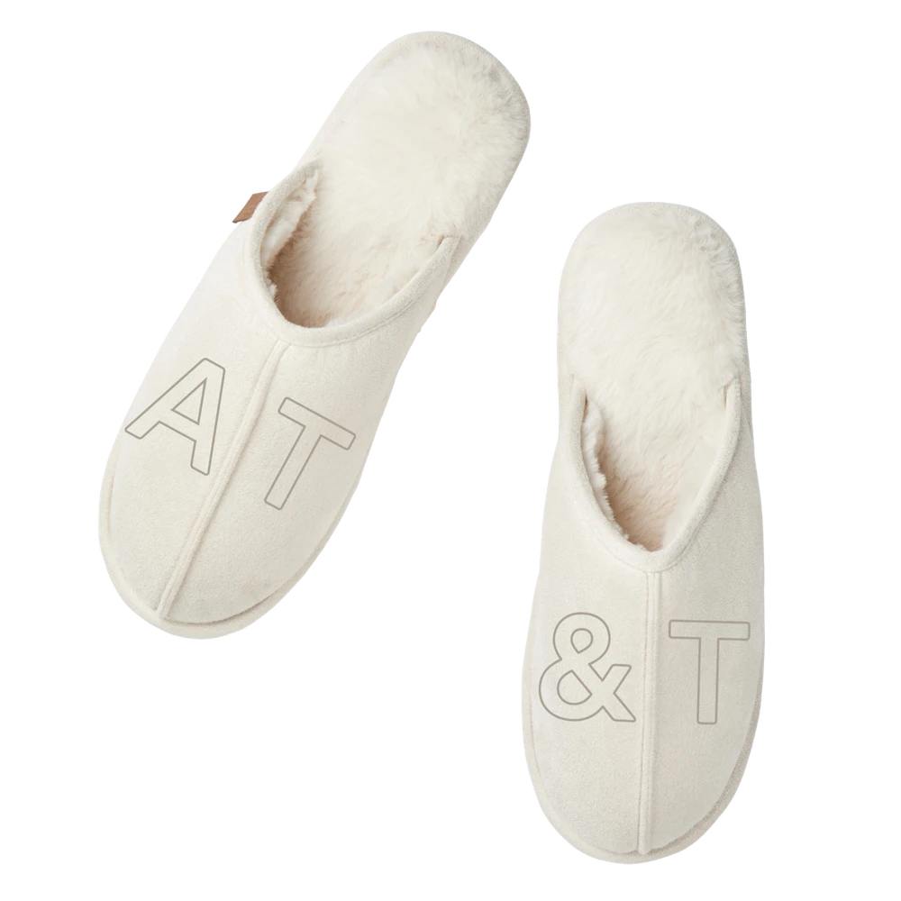 AT&T Plush slippers