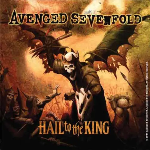 Single Cork Coaster: Hail to the King