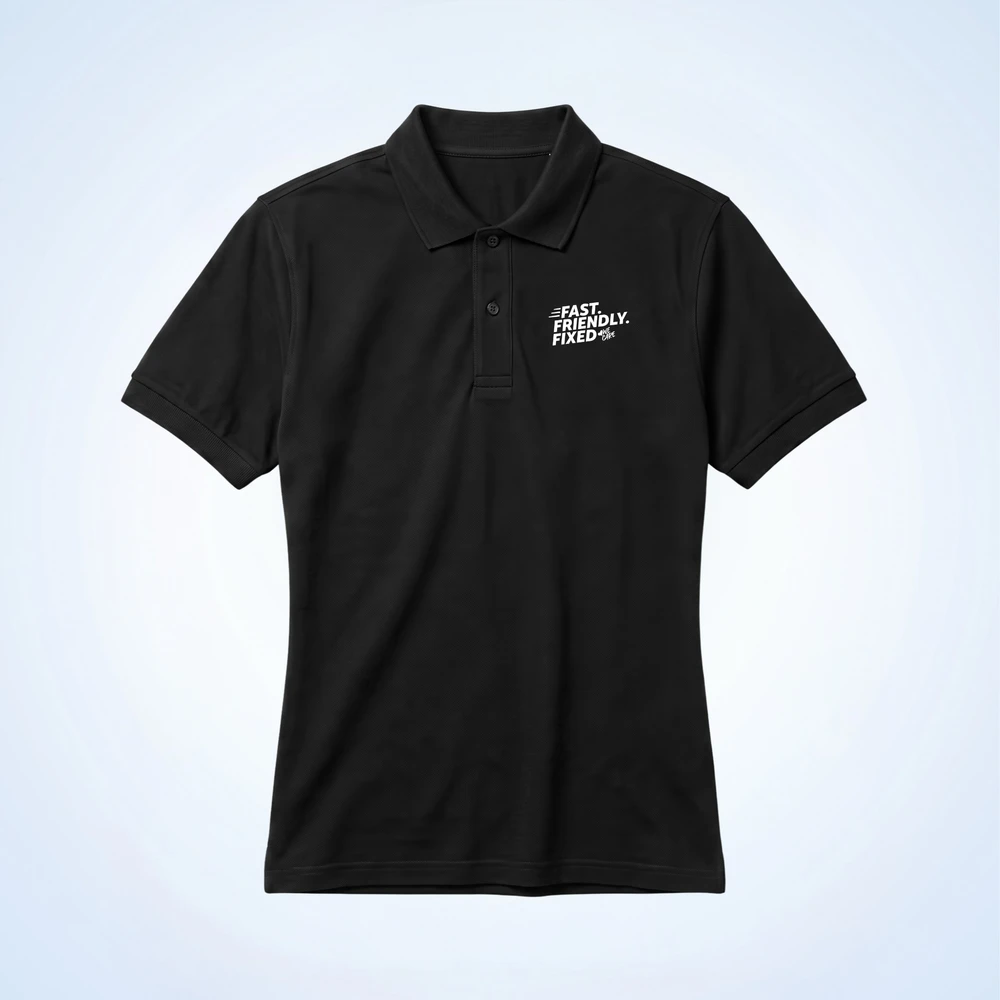 AT&T Fast Friendly Fixed Organic Polo Shirt