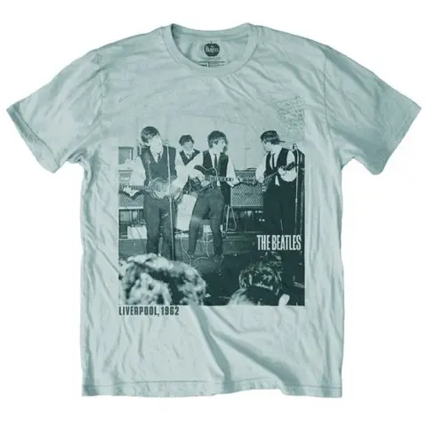 The Beatles – Tričko The Cavern 1962 (Šedá), Unisex, Šedá
