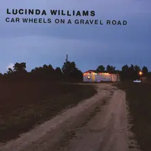 Vinyl Car Wheels On A Gravel Road