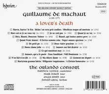 Orlando Consort – MACHAUT: A LOVER'S DEATH (CD)