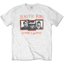 Beastie Boys, Tričko So What Cha Want, Unisex, Biela