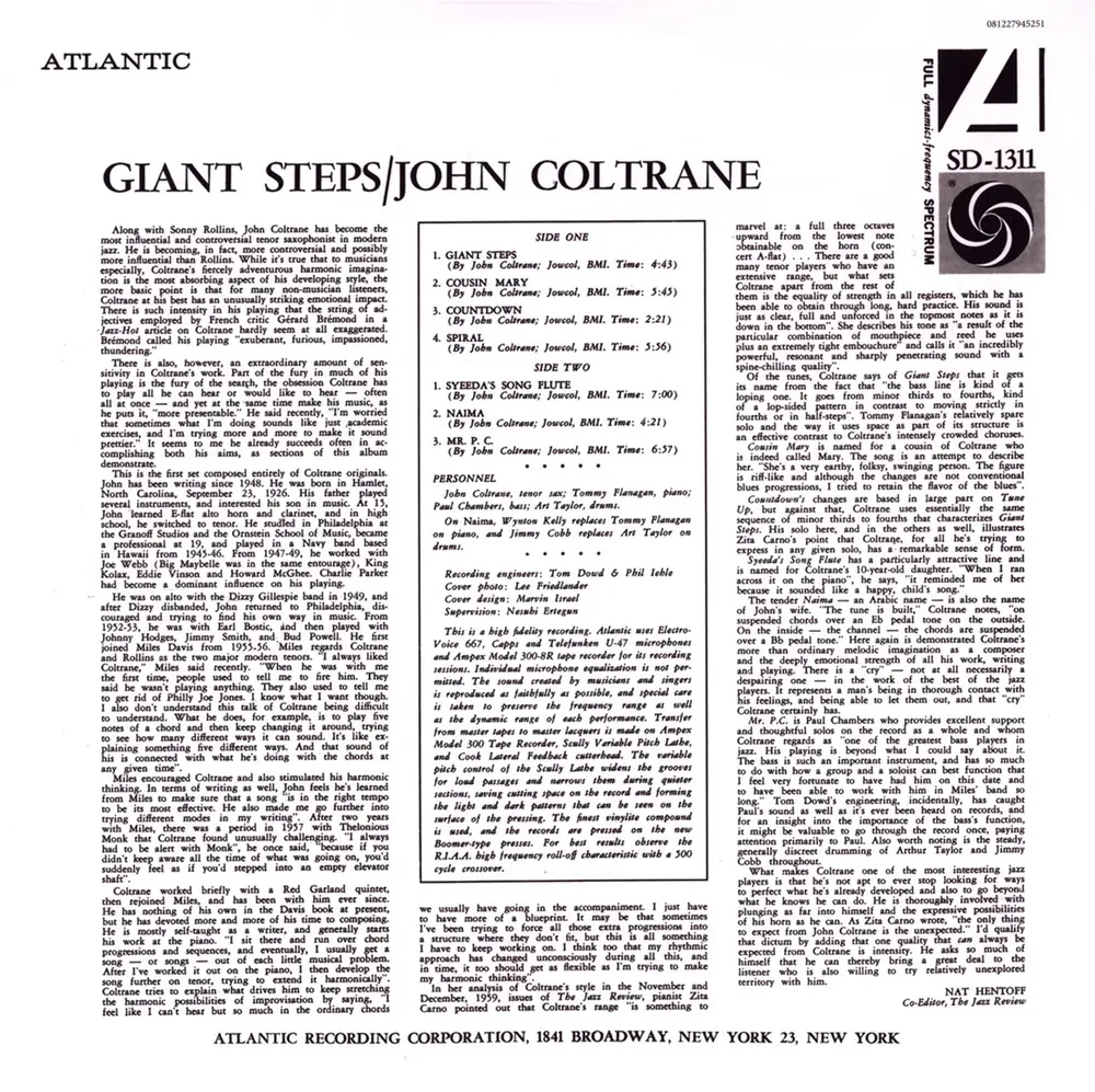 Giant Steps (180g Mono Vinyl)