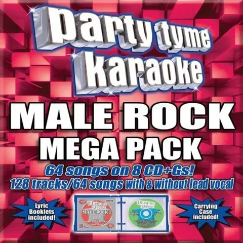PARTY TYME KARAOKE MALE ROCK MEGA PACK