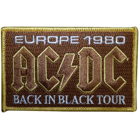 Europe 1980 Back In Black Tour