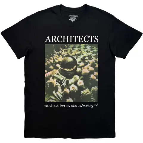 Unisex T-Shirt: Astronaut Roses (Black)