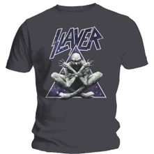 Slayer, Tričko Triangle Demon, Unisex, Šedá