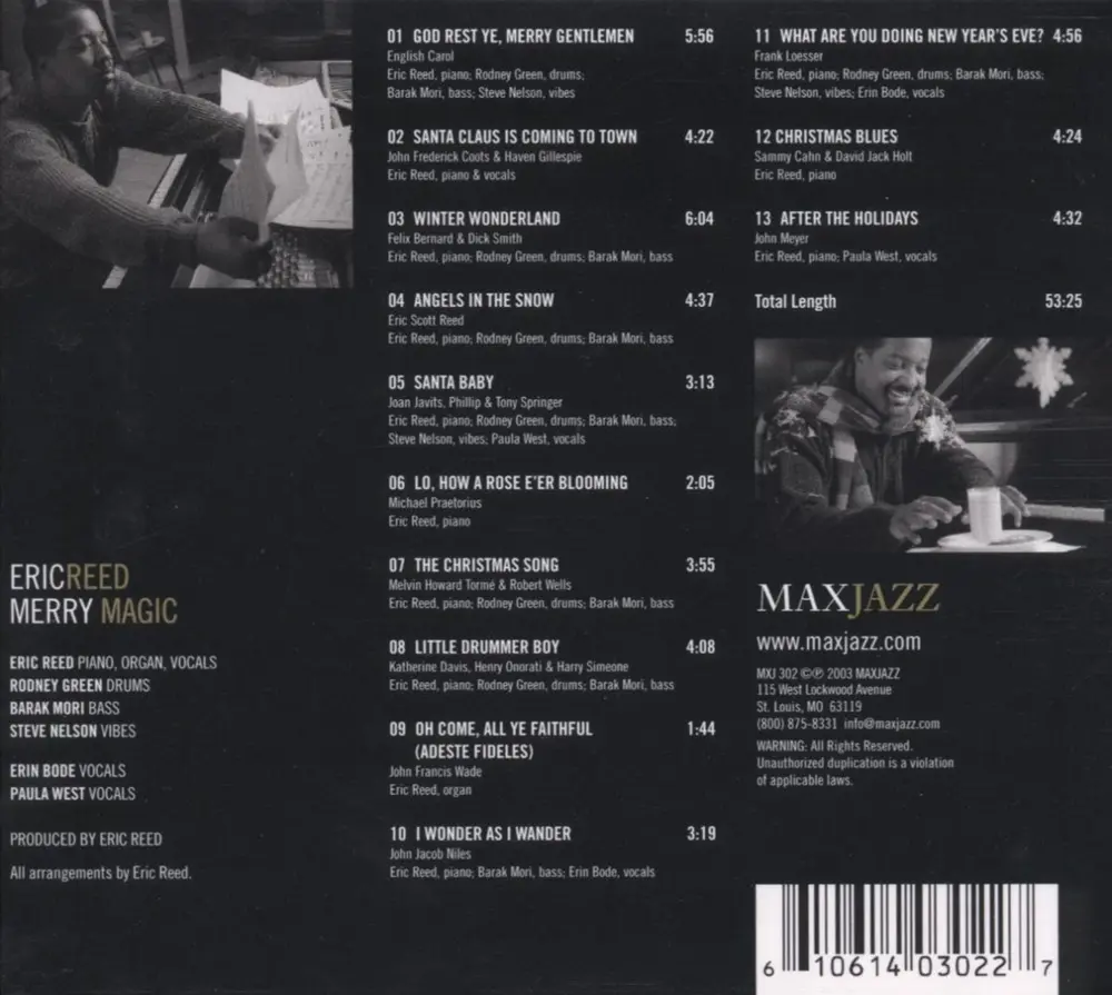 Eric Reed – Merry Magic (CD)