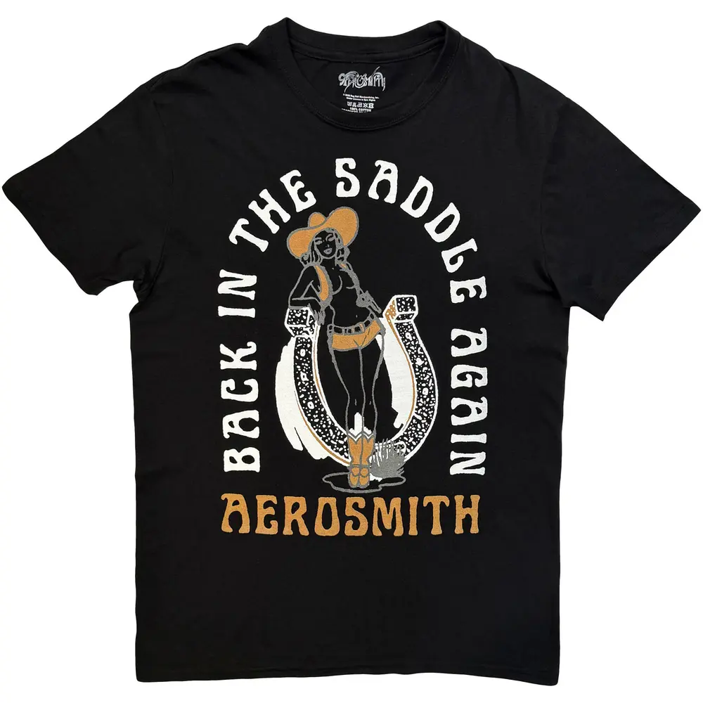 Unisex T-Shirt: Back In The Saddle (Black)