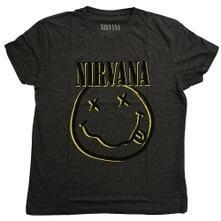 Nirvana, Tričko Inverse Smiley, Unisex, Multicolor