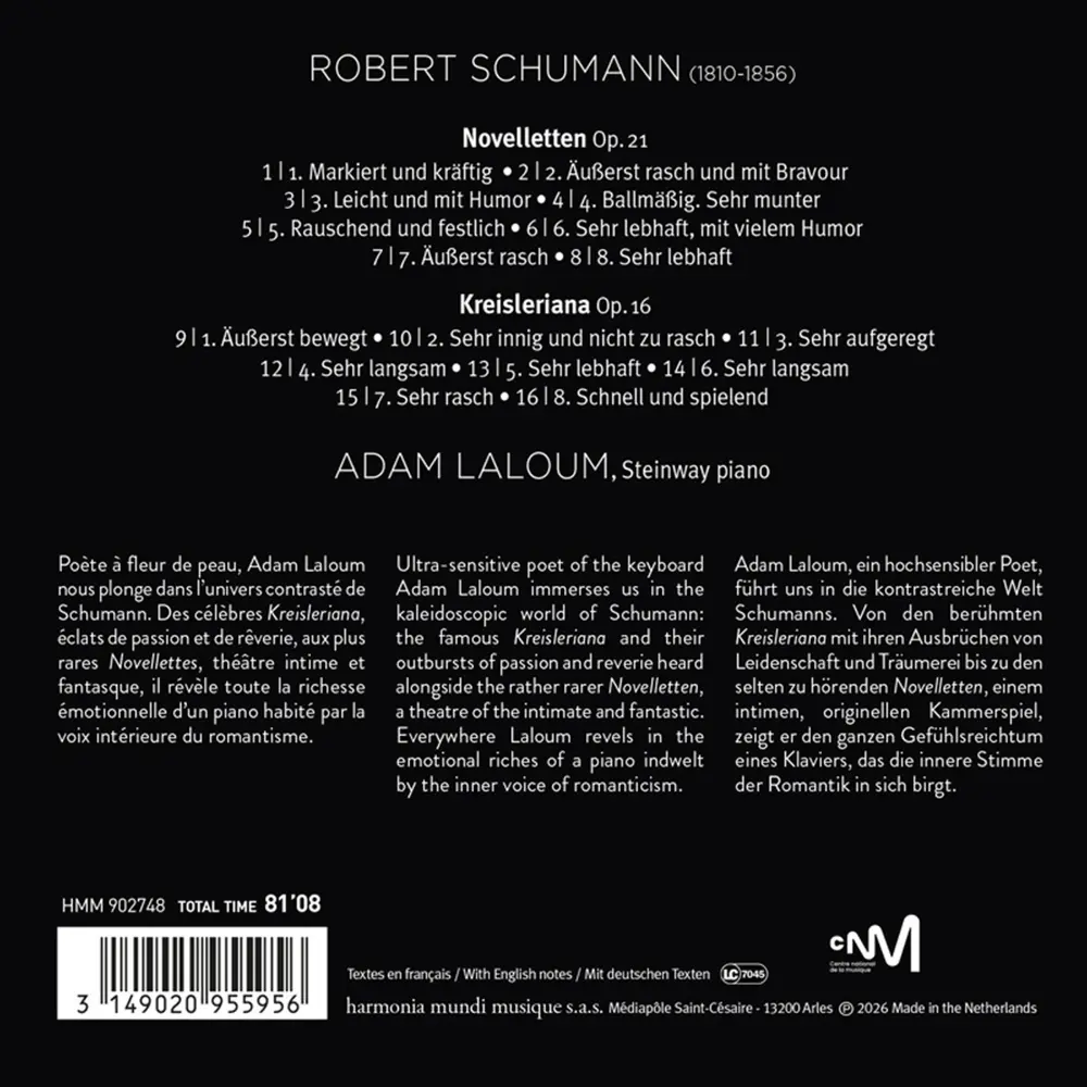 SCHUMANN NOVELLETTEN -...