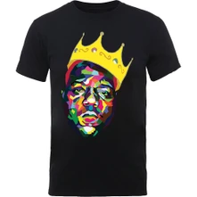Biggie Smalls, Tričko Crown, Unisex, Čierna