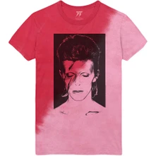 David Bowie, Tričko Aladdin Sane, Unisex, Červená
