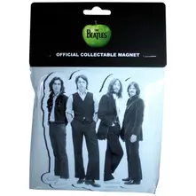 Magnetka Fridge Magnet: White Album Iconic Image Embossed