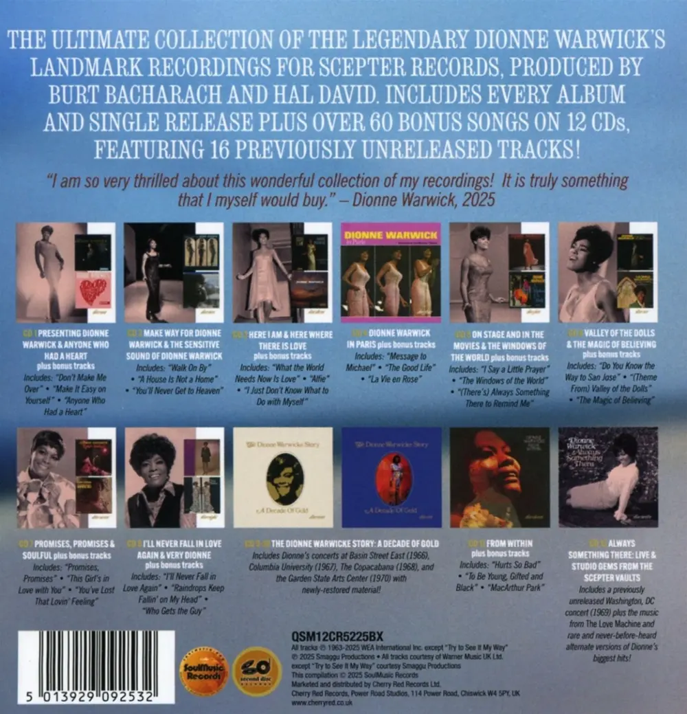 Dionne Warwick – MAKE IT EASY ON YOURSELF: THE SCEPTER RECORDINGS 1962-1971 (CD)