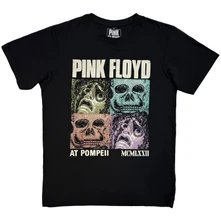 Pink Floyd, Tričko Mosaics, Unisex, Čierna