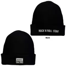 Unisex Beanie Hat: Live '25 (Black) (Back Print)