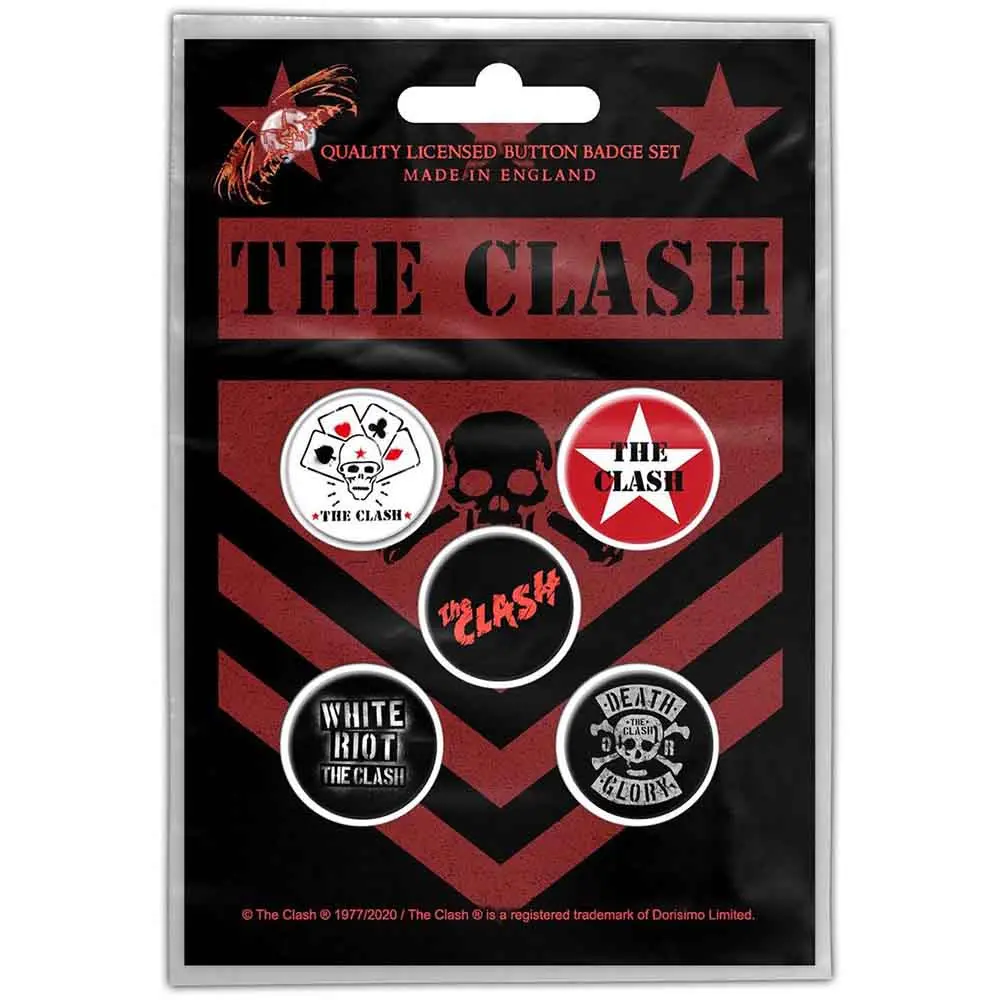 The Clash – London Calling (Button Badge Pack) (Odznak)