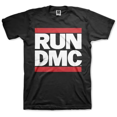 Run-DMC – Tričko Logo (Čierna), Unisex, Čierna
