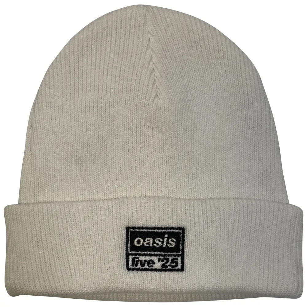 Unisex Beanie Hat: Live '25 (Natural)